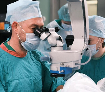 В Подмосковье врожденную глаукому прооперировали с помощью лазера